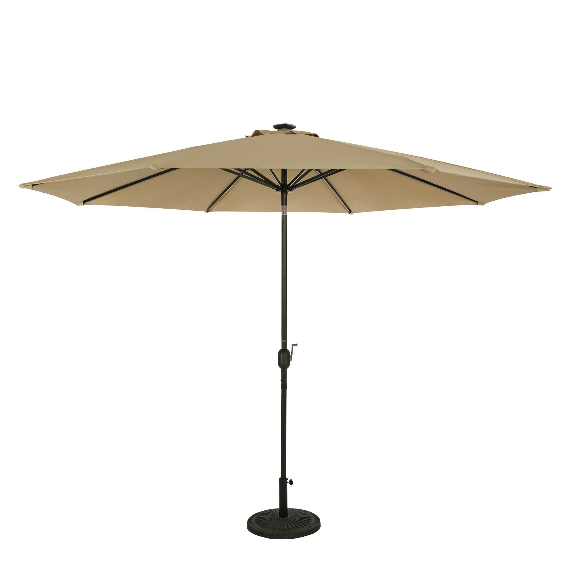 Calypso Fiesta 11-ft Octagonal Market Umbrella with Solar LED Lights - Breez-Tex