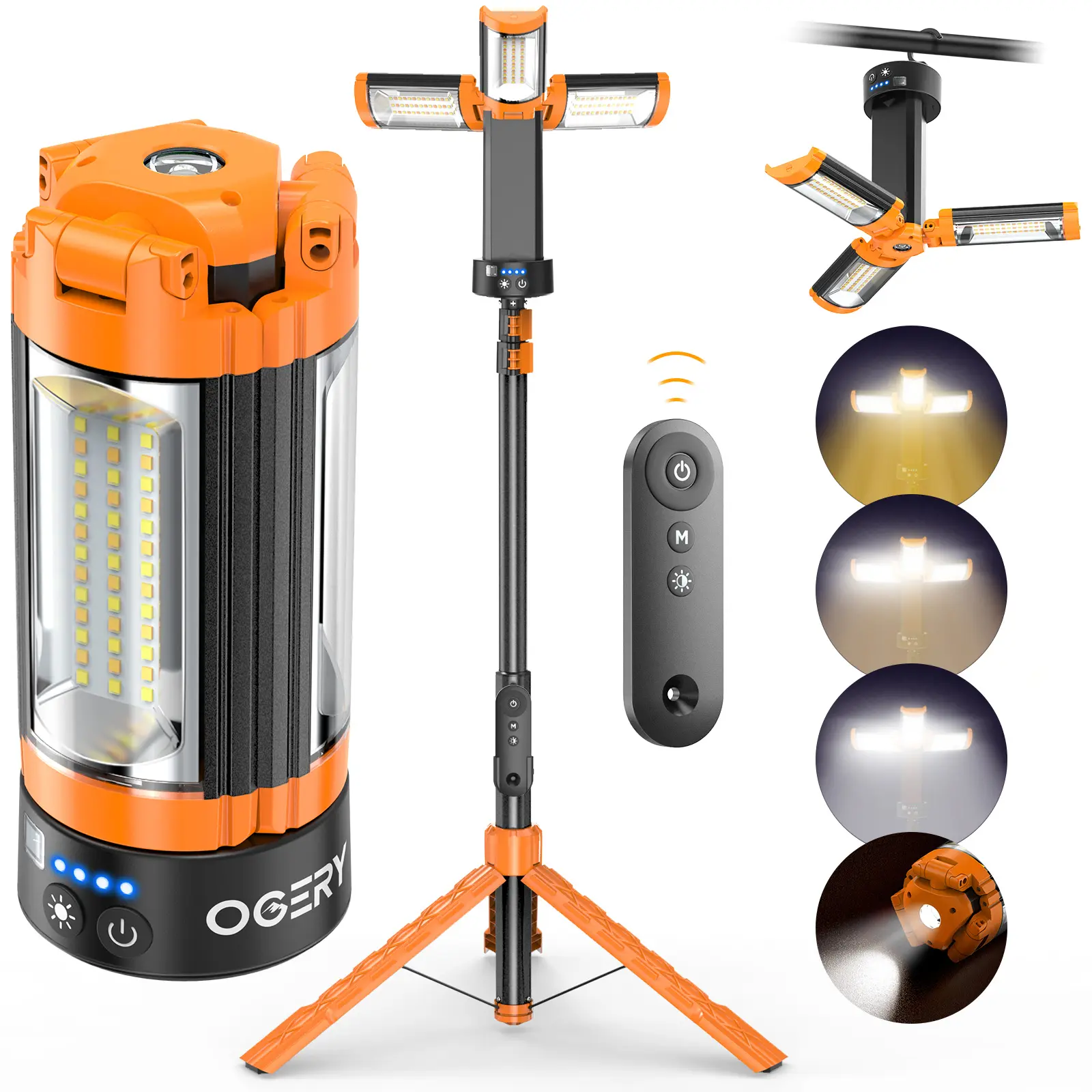 ⏳ Flash Sale 🔥 OGERY 2-Pack Camping Lights – Charge & Light Anywhere - Mearch