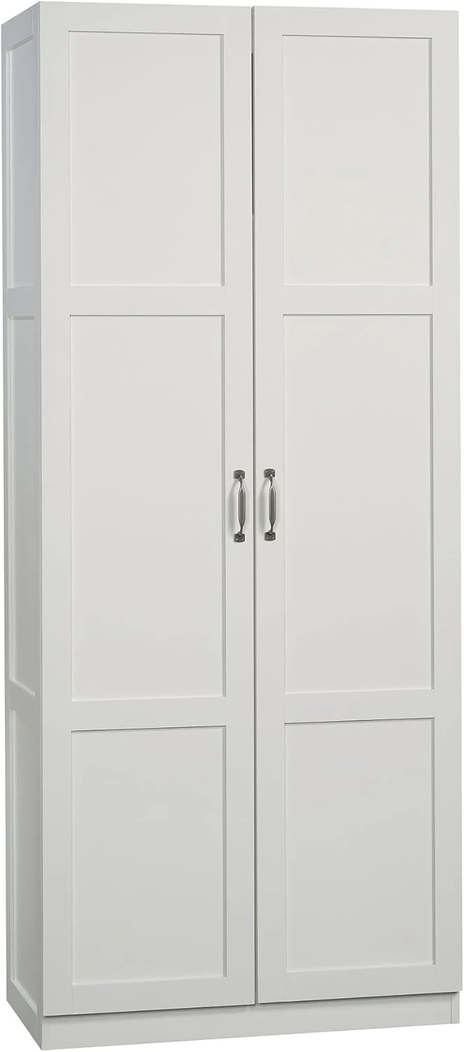 SAUDER Select Storage Cabinet - White Finish Pantry Cabinets - Mearch