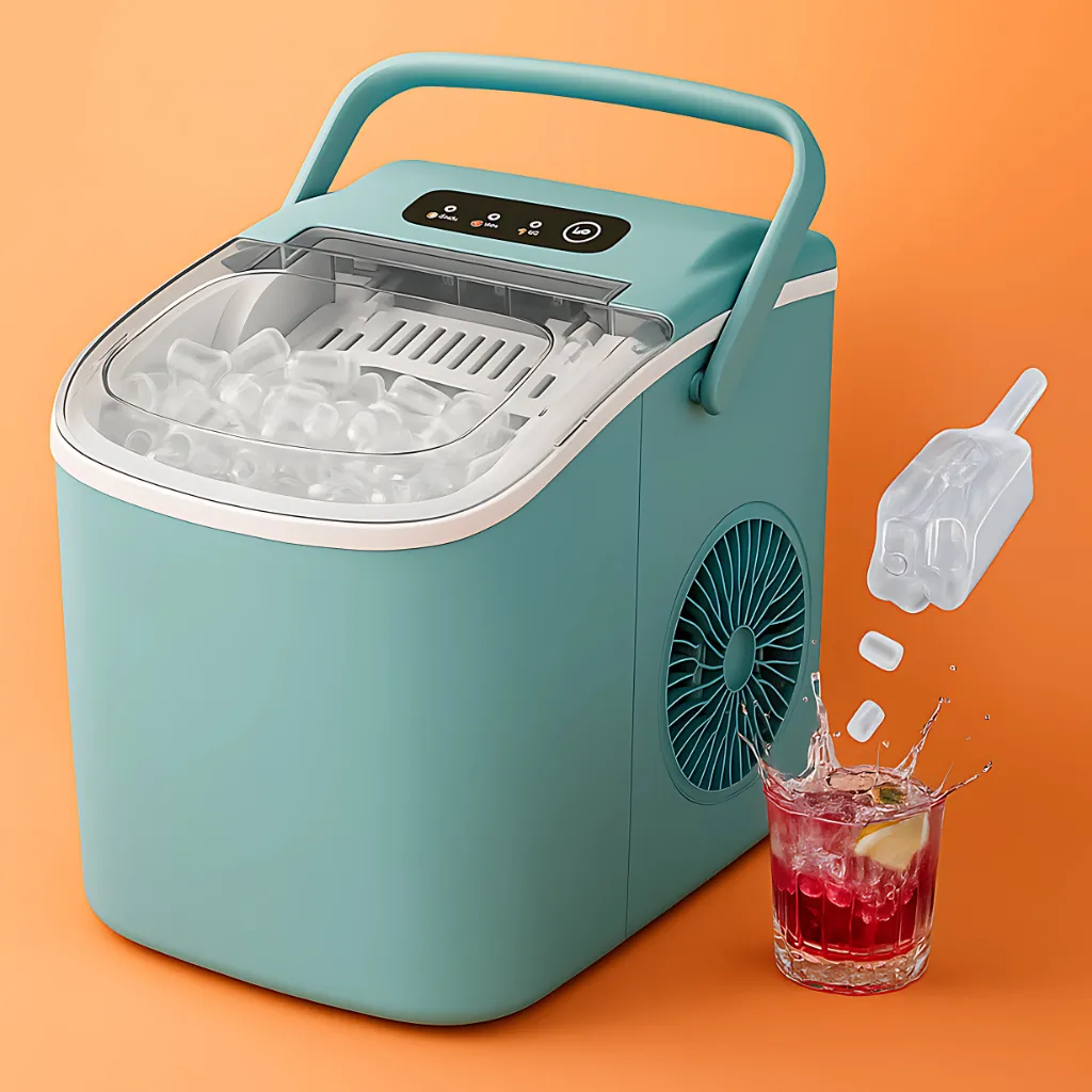 🔥 Hicon Countertop Ice Maker Machine With Handle And Scoop - Mearch