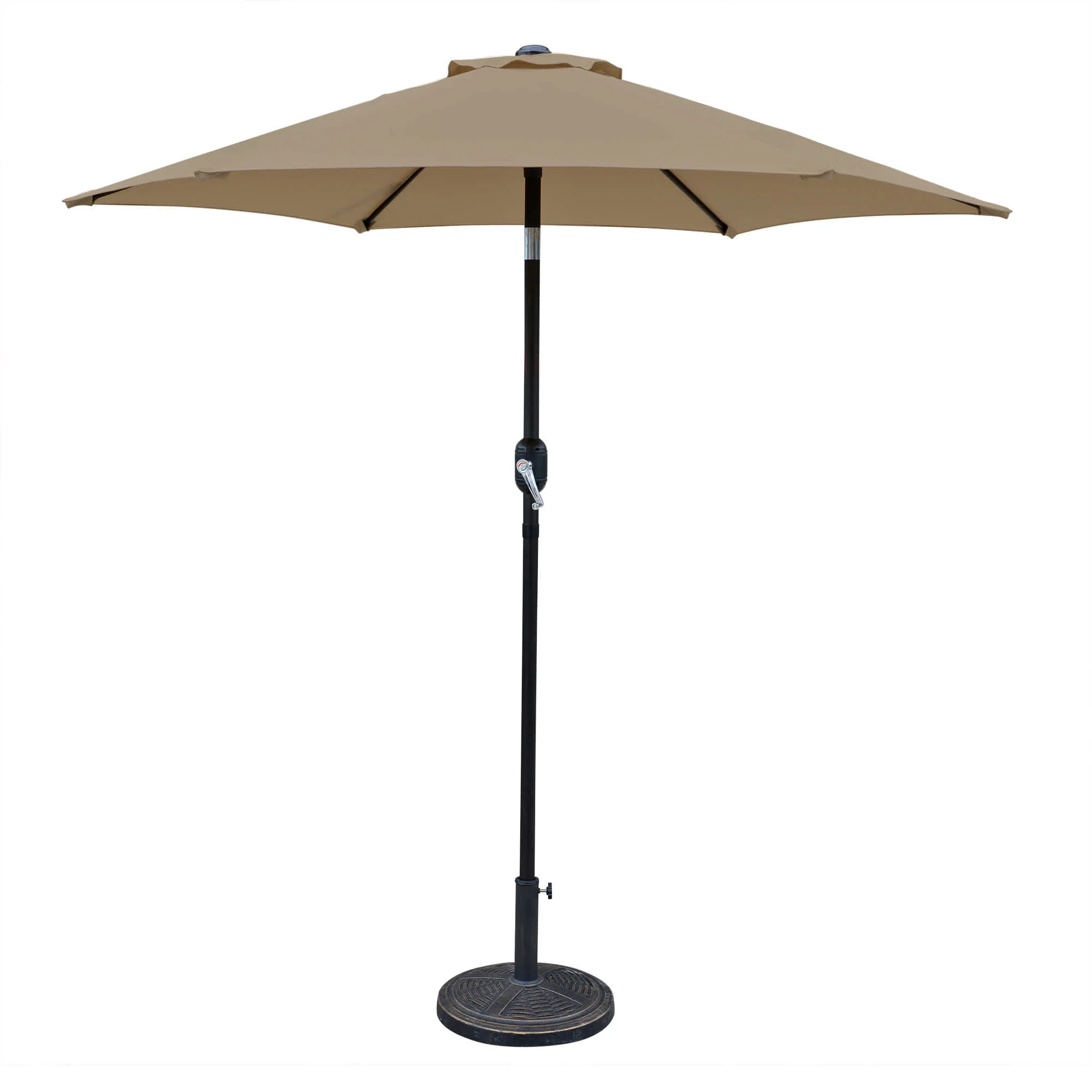 Bistro 7.5-ft Hexagonal Market Umbrella with Olefin Canopy