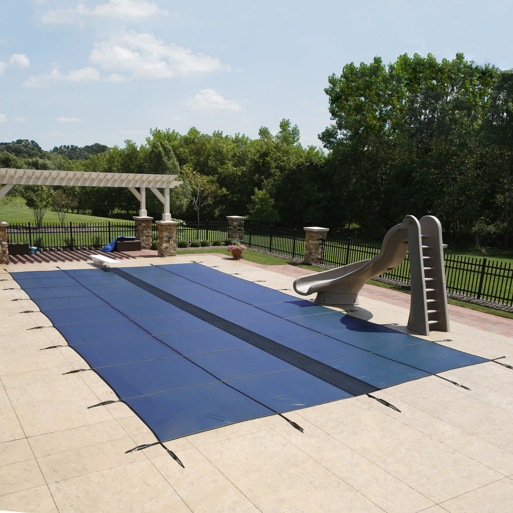 20-Year Ultra Light Solid In-Ground Pool Safety Cover