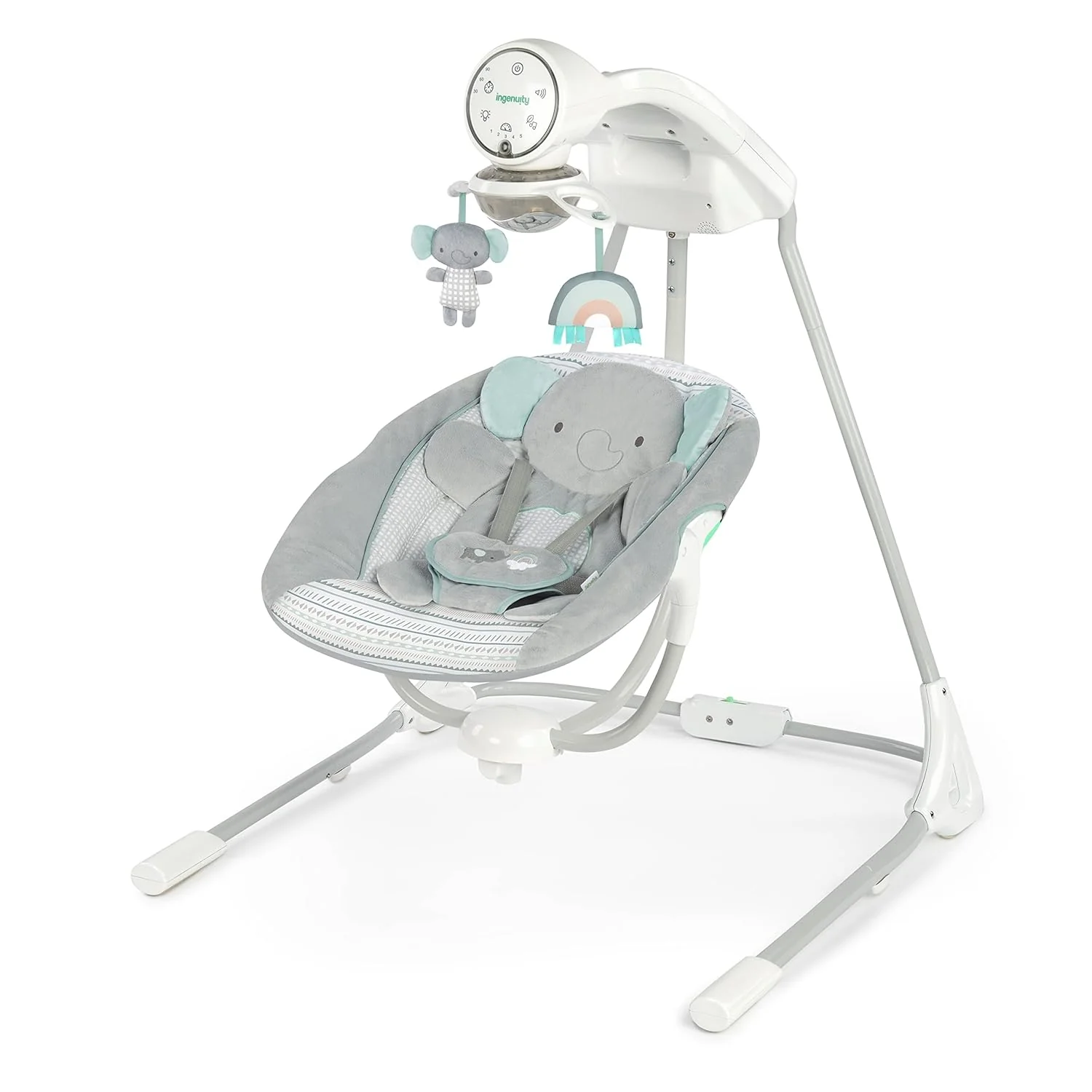 INGENUITY Inlighten 5-Speed Baby Swing with Swivel Seat - Mearch