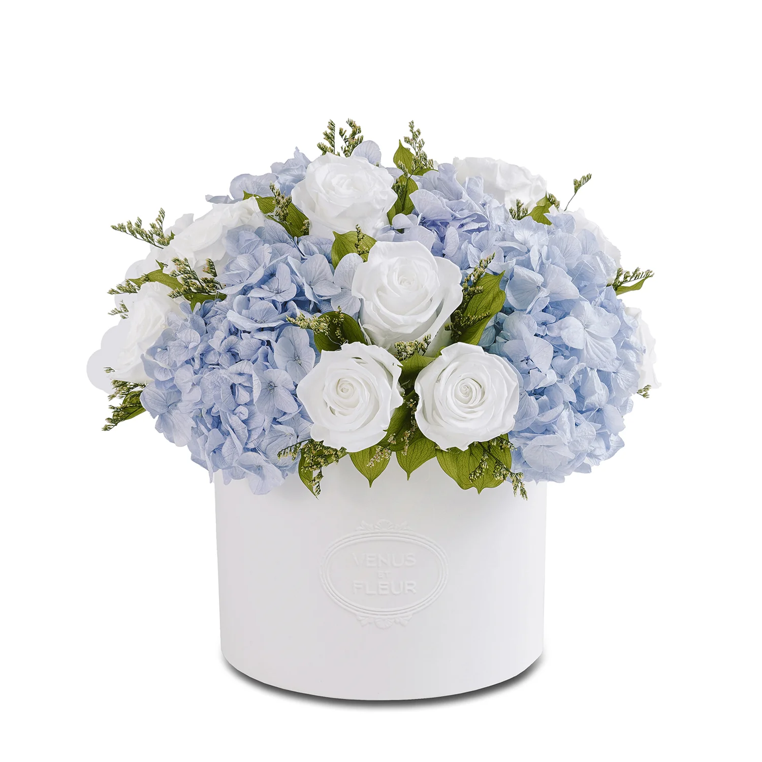 Thalia Porcelain Vase Roses & Hydrangeas - Mearch