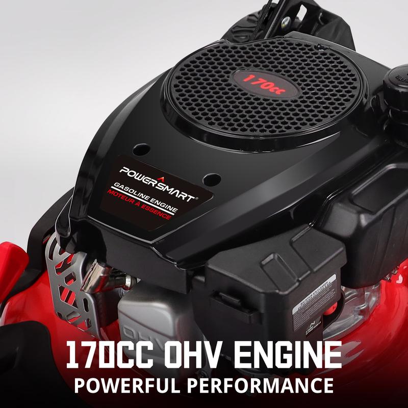 🔥 POWERSMART 21″ 170cc Gas Self-Propelled 3-in-1 Lawn Mower