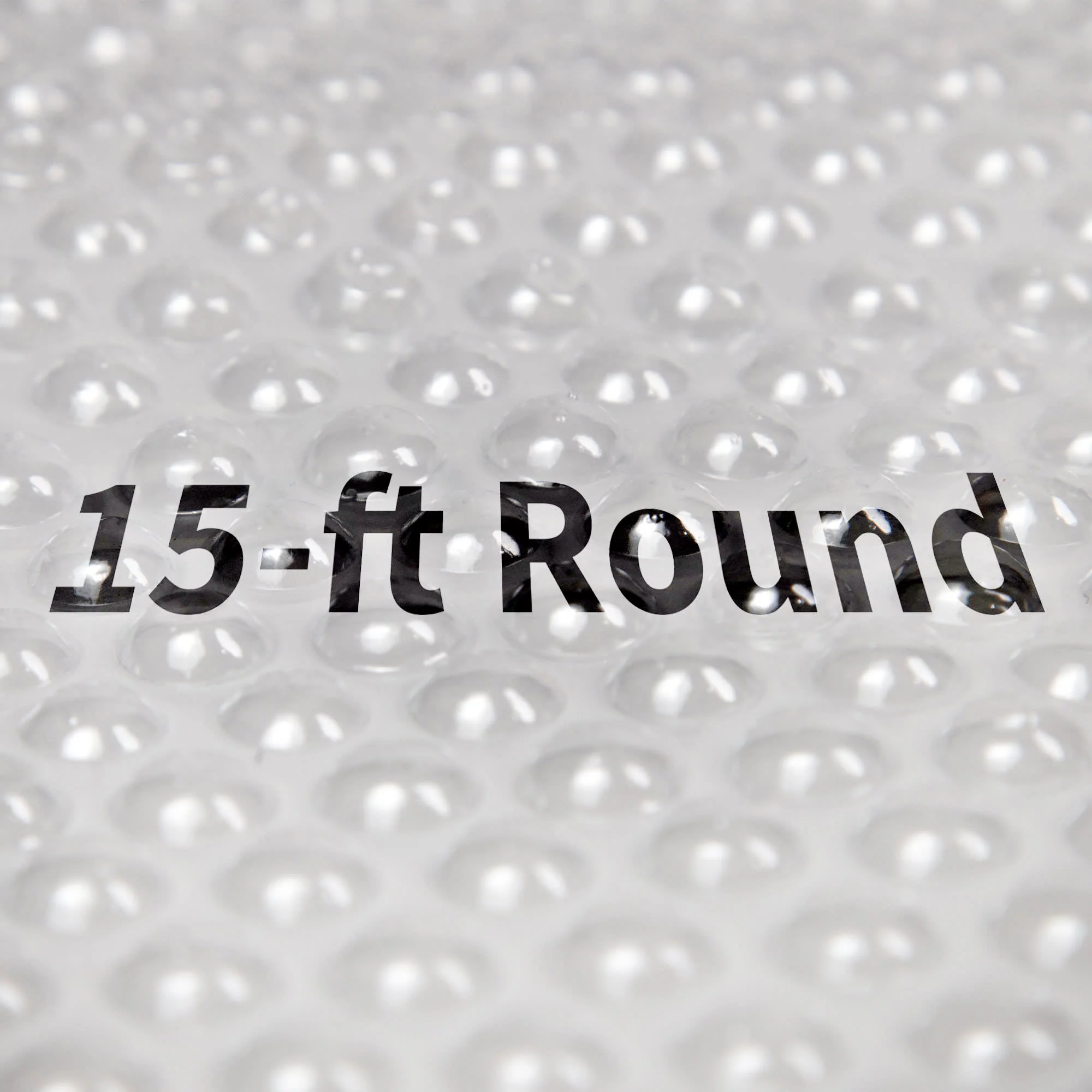 12-mil Solar Blanket for Round Above-Ground Pools - Clear