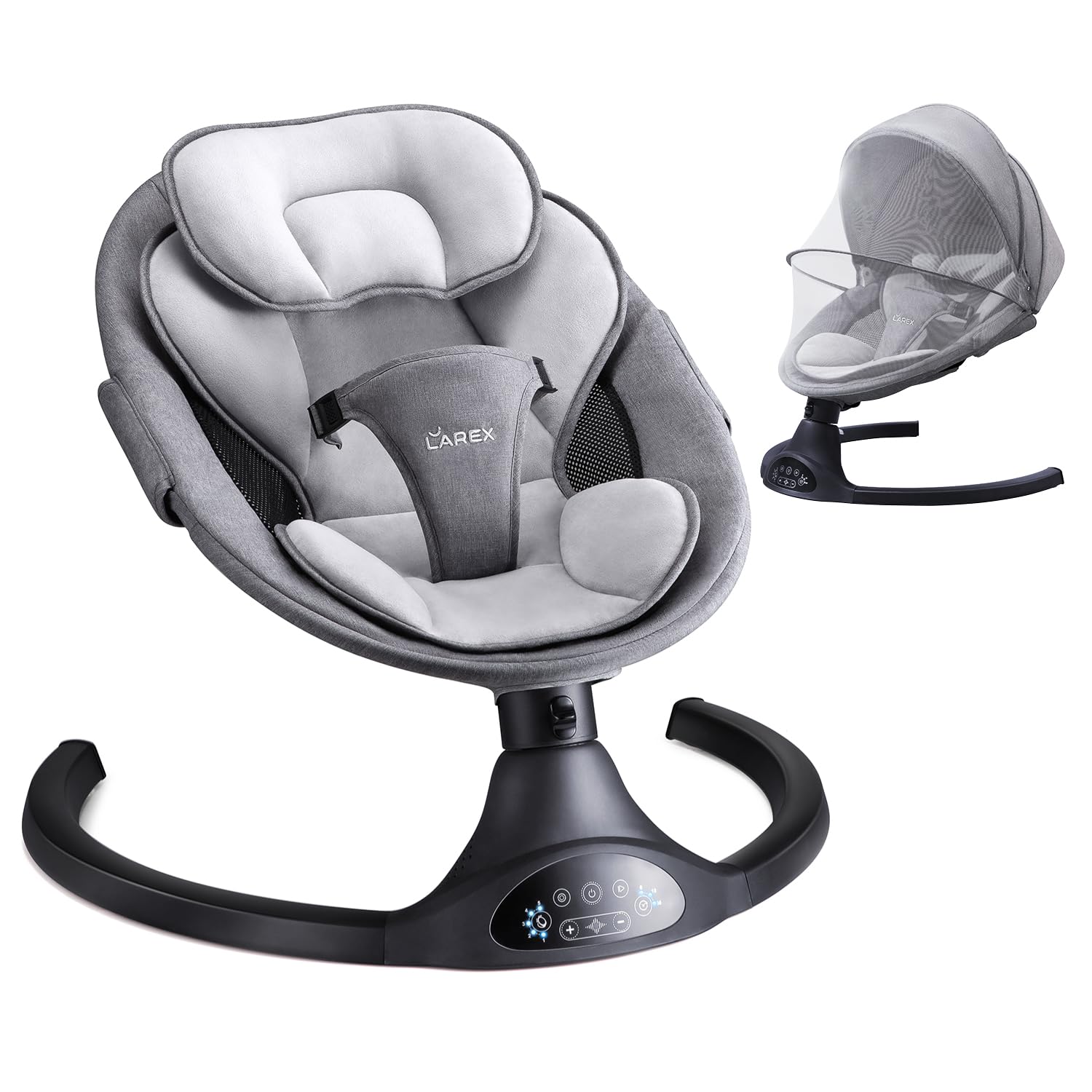LAREX Baby Electric Swing Rocker with Remote & Bluetooth - Mearch