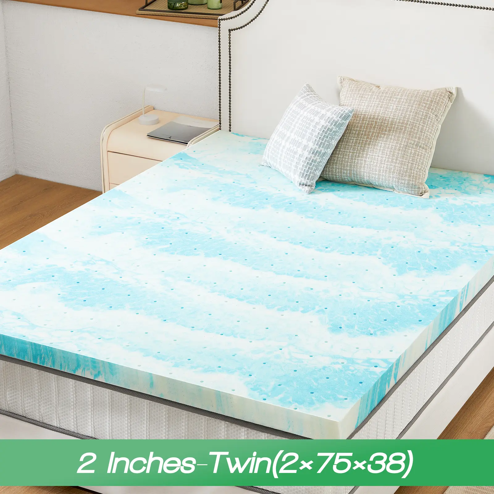 Sweetcrispy Official -  Mattress Topper Memory Foam Mattress Breathable Topper - Mearch
