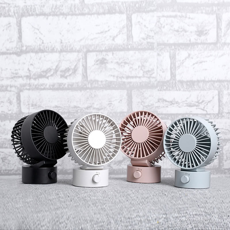 Light Blue USB Mini Desk Fan