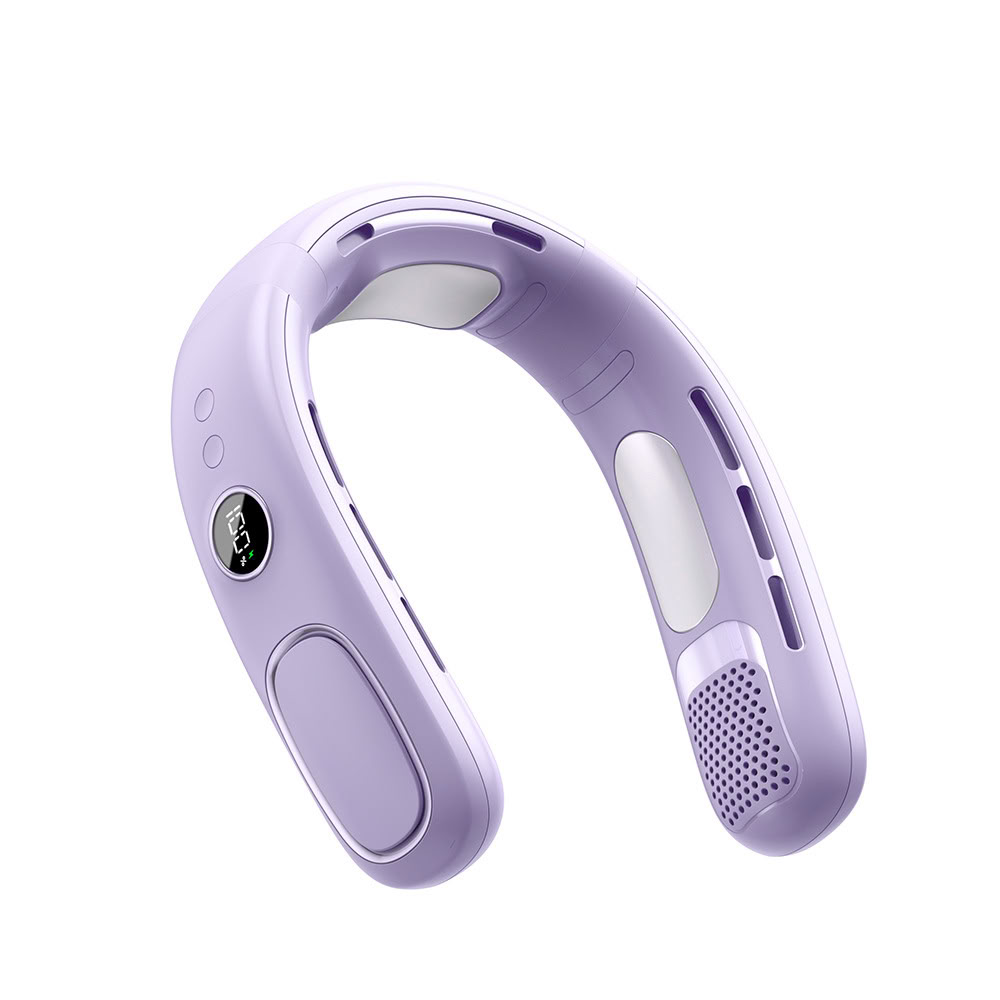 Soft Purple Neck Fan
