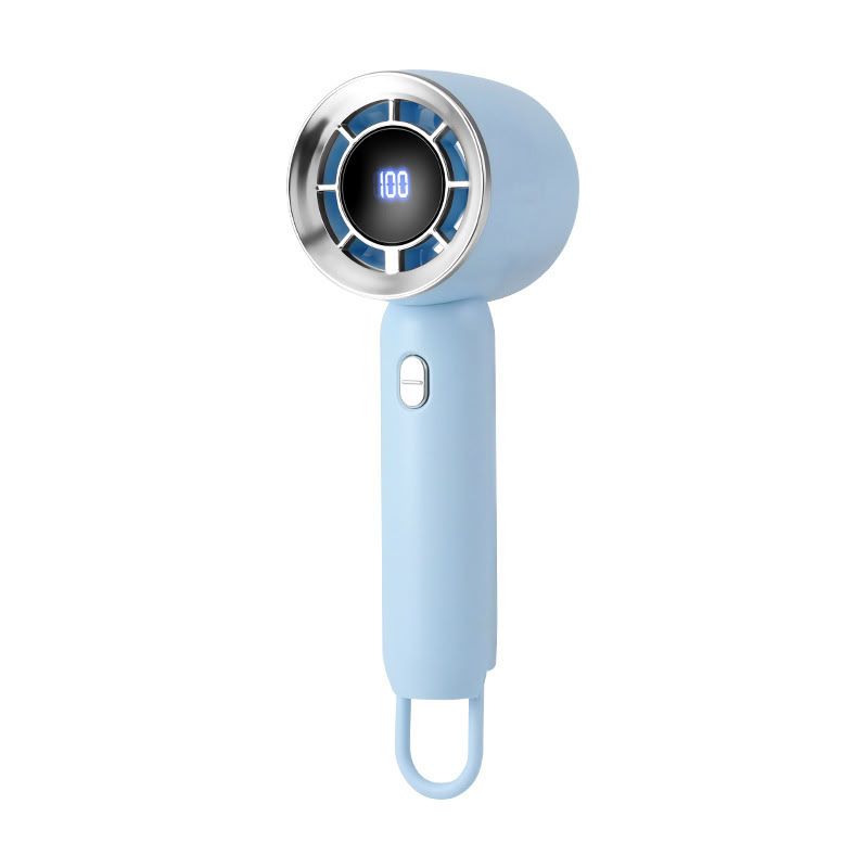Light Blue Turbo Handheld Fan