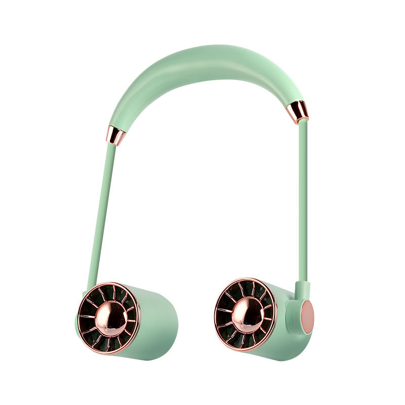 Mint Green Neck Fan