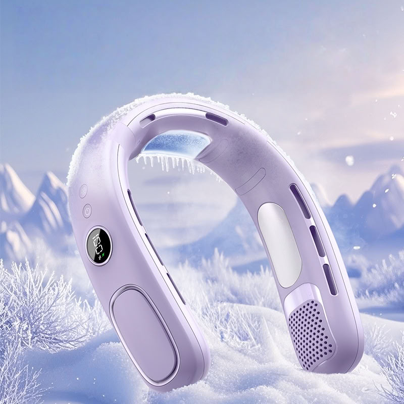 Soft Purple Neck Fan