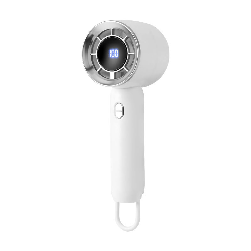 White Turbo Handheld Fan