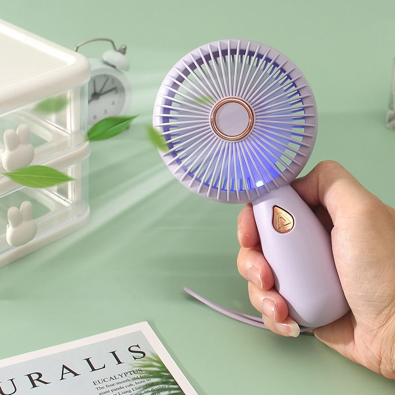 Lavender Mini Handheld Fan