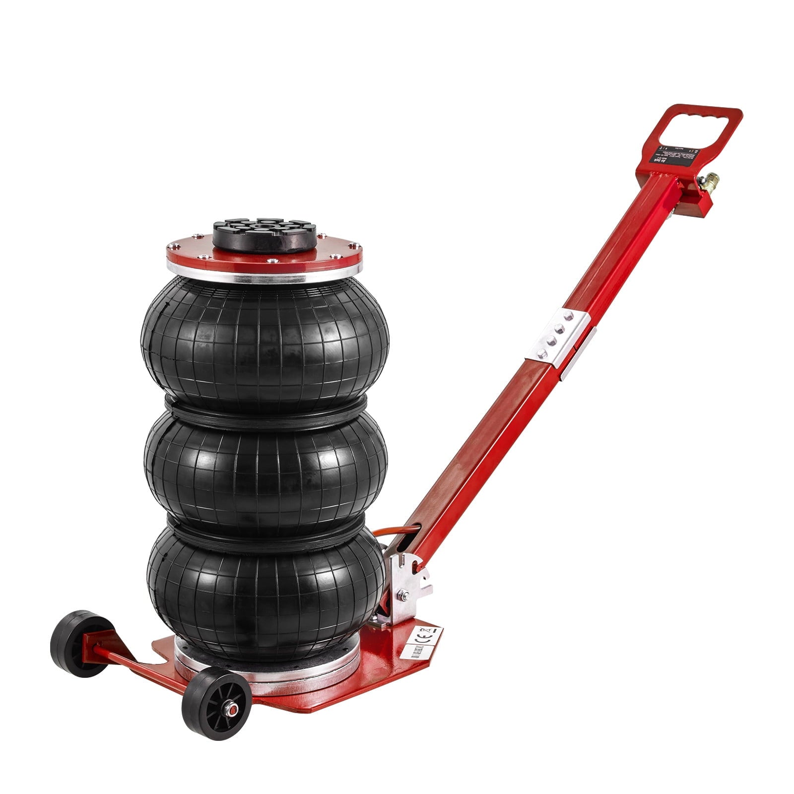 2025 Air Jack, 3 Ton/6600 lbs Triple Bag Air Jack, Airbag Jack with Six Steel Pipes, Lift up to 17.7 inch/450 mm, 3-5 s Fast Lifting Pneumatic Jack, with Adjustable Handles for Cars Repair