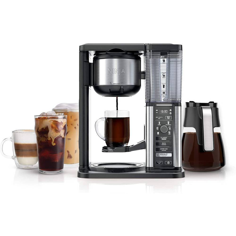 2025 Specialty Coffee Maker With 50 Oz. Glass Carafe, Black And Stainless Steel Finish