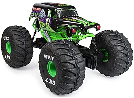 2025 Grave Digger All-Terrain RC Monster Truck with Lights, 2.4GHz Controller, 2ft Long