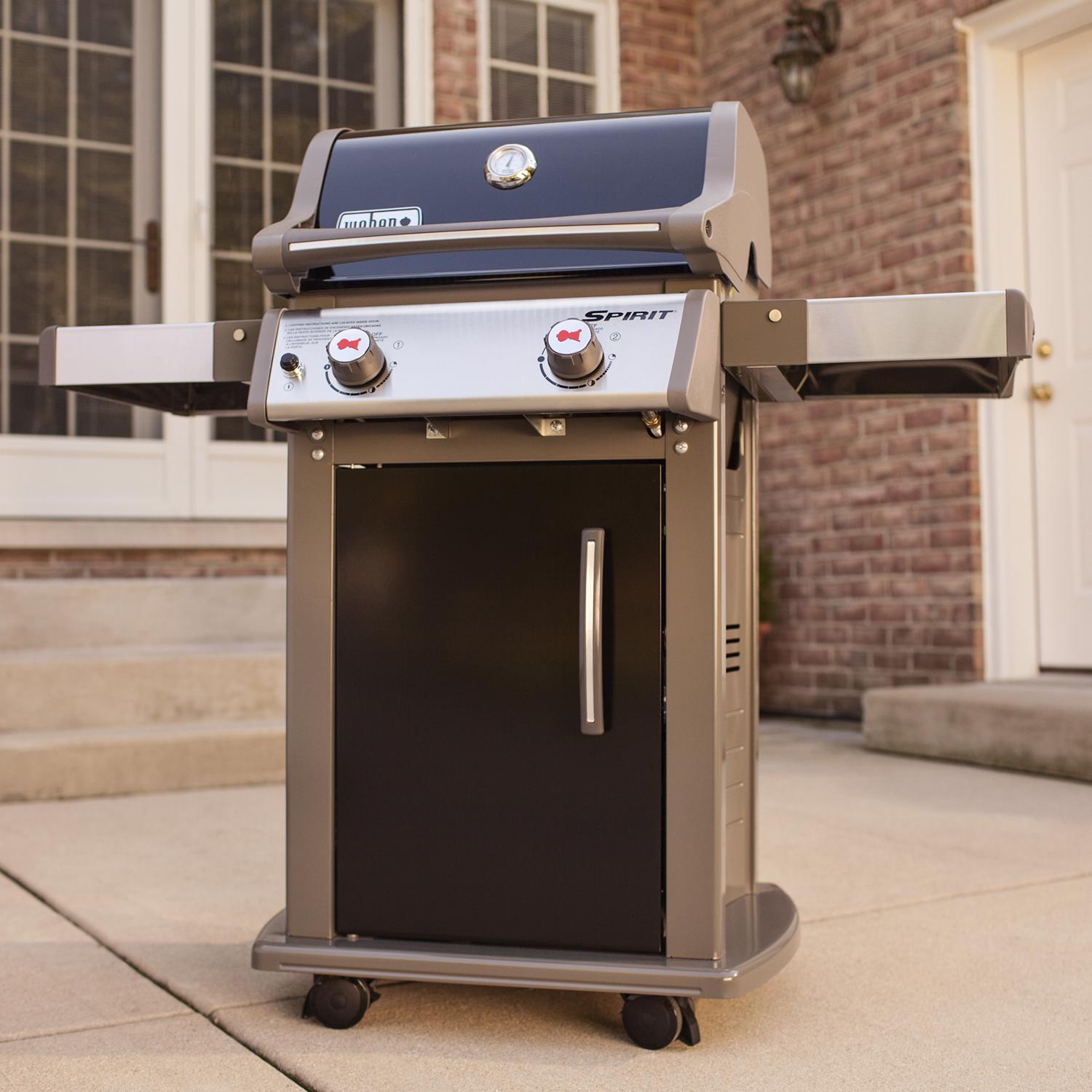 2025 Spirit E-210 2 Burner Liquid Propane Grill Black