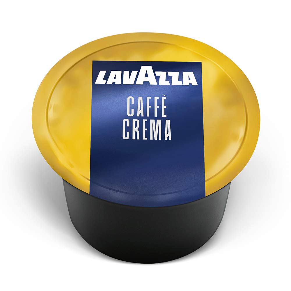 2025 Blue Single Espresso Caffe Crema Coffee Capsules, Value Pack, Blended and roasted in Italy, 100 Count