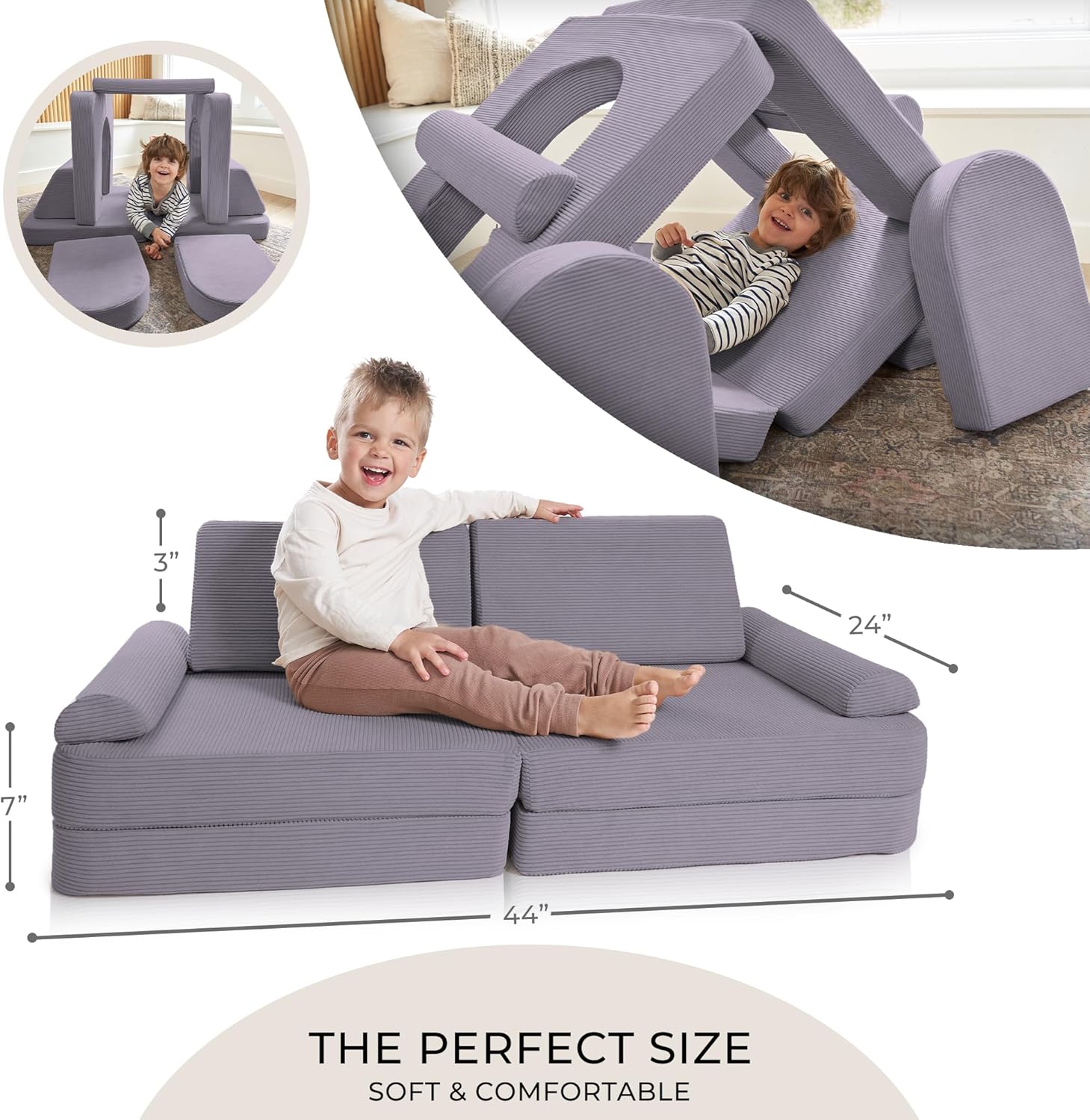 2025 Play Couch for Fun Play Time or Comfy Lounging