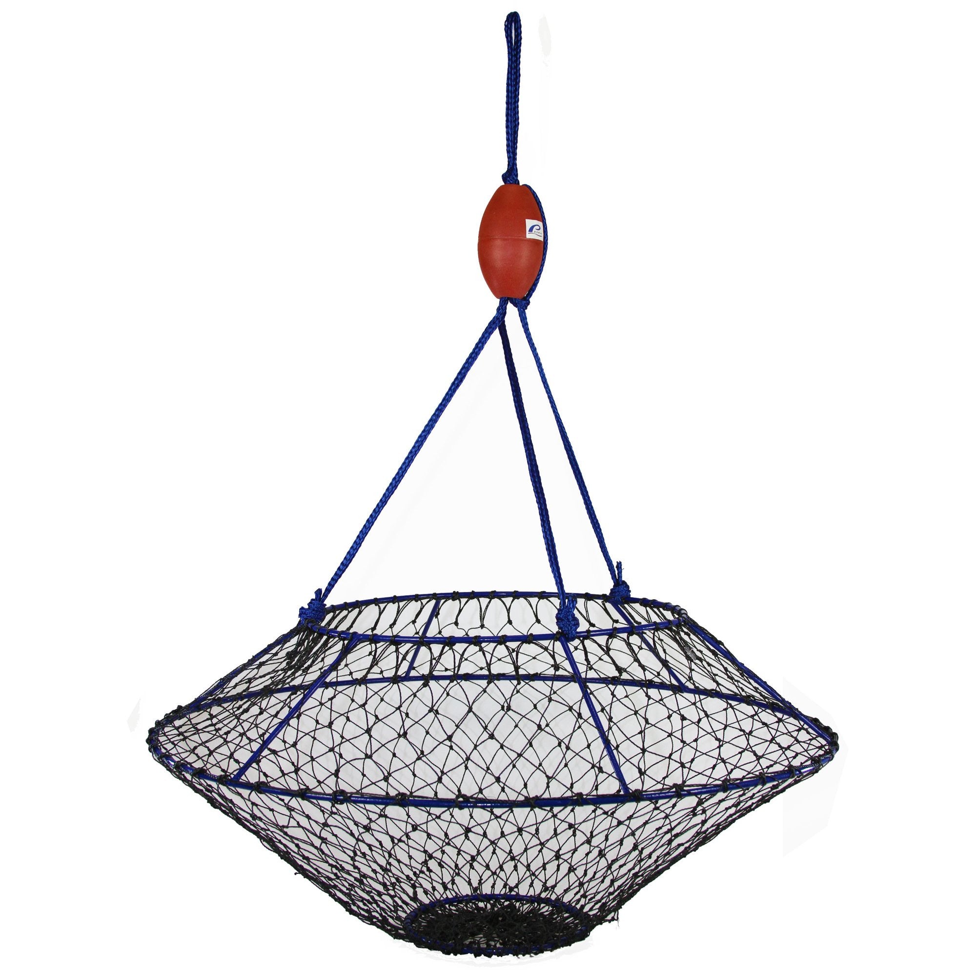 2025 36′′ Hoop Net for Lobster & Crab with Blue-Ocean Coating and Patented Bait Pouch