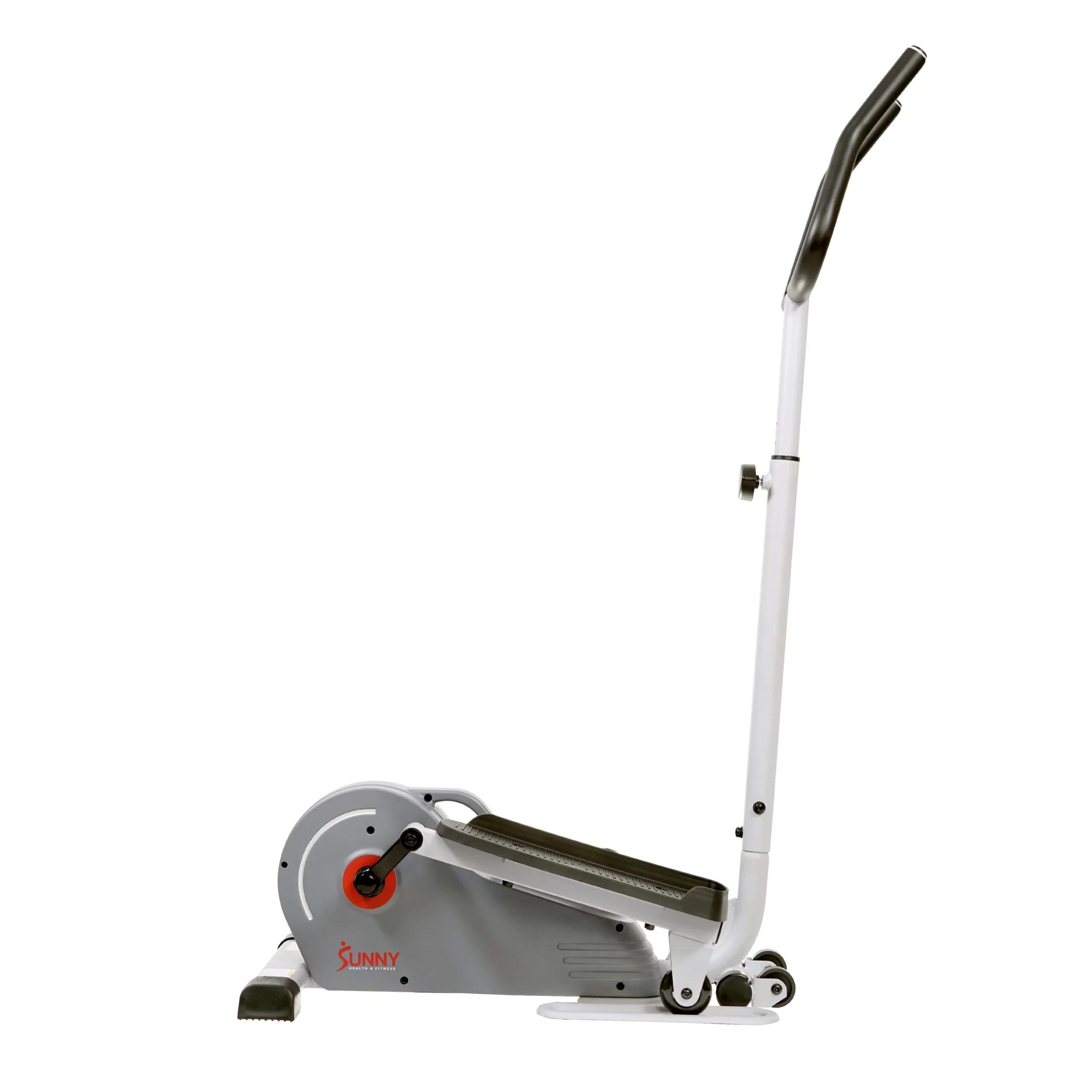2025 Sunny Health & Fitness Compact Magnetic Elliptical Trainer with Adjustable Handlebars, 8 Resistance Levels, SF-E3988
