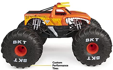 2025 Grave Digger All-Terrain RC Monster Truck with Lights, 2.4GHz Controller, 2ft Long