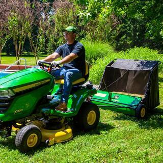 2025 Deere 42′′ Tow-Behind Lawn Sweeper, 24 cu. ft. Capacity, Adjustable Brushes