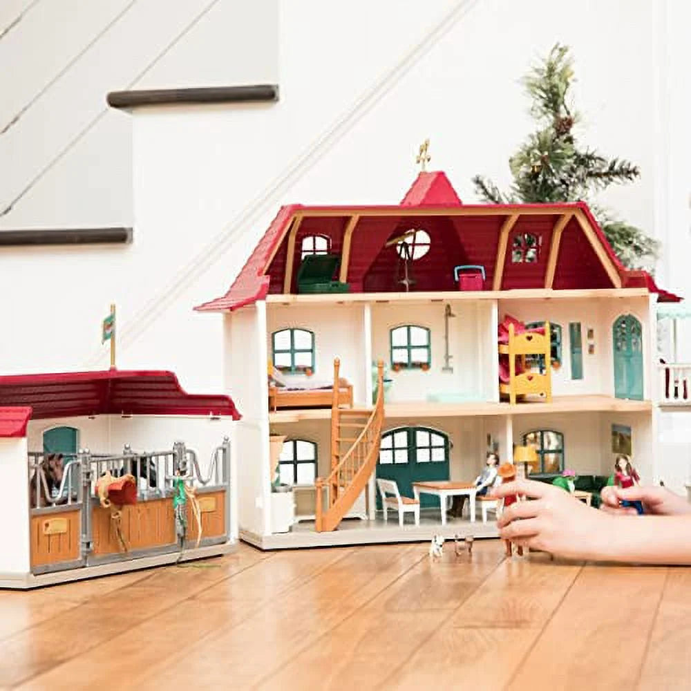 2025 Horse Club: Lakeside Country House & Stable with Accessories, 192 Pcs