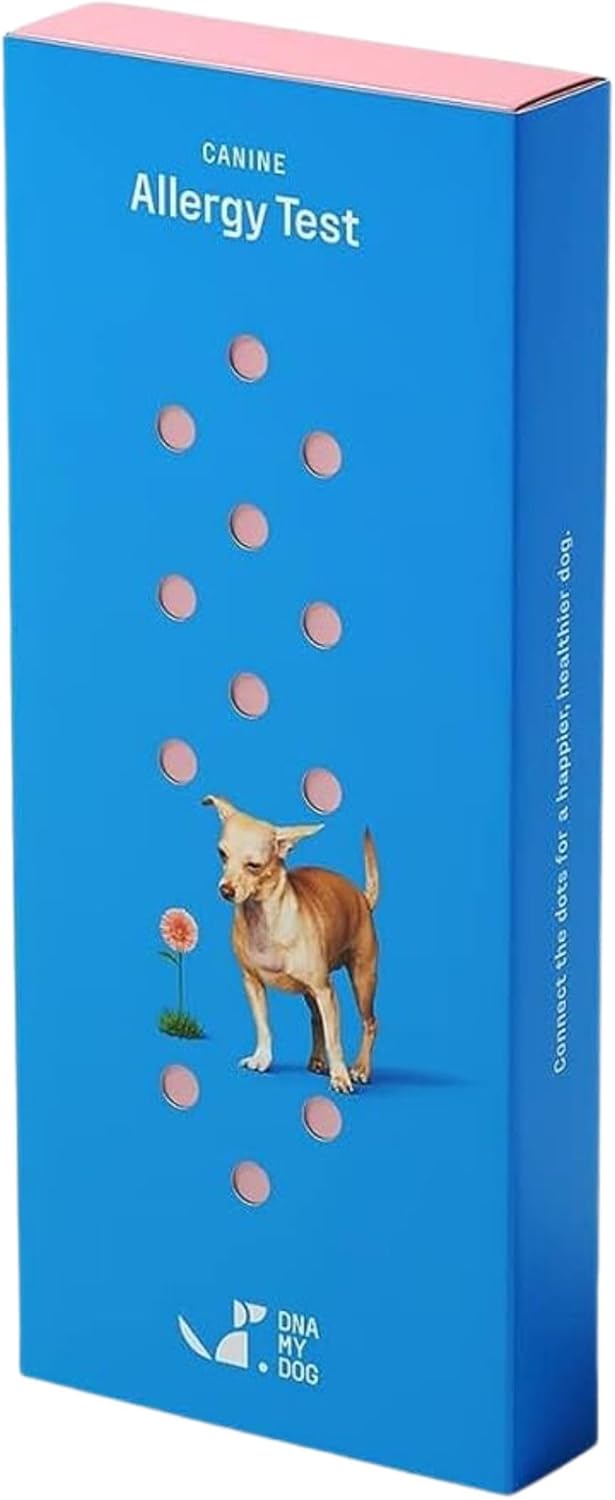 2025 Dna My Dog – Canine Allergy Test | Analysis of 120+ Allergens | Not a Fur Test, Cheek Swab | Food, Environmental and Household Items | Results in 3 Weeks | Includes Allergy Report & Recommendations