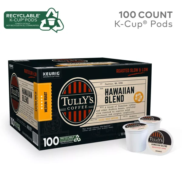 2025 Coffee Hawaiian Blend K-Cup for Keurig Brewers (Pack of 100)