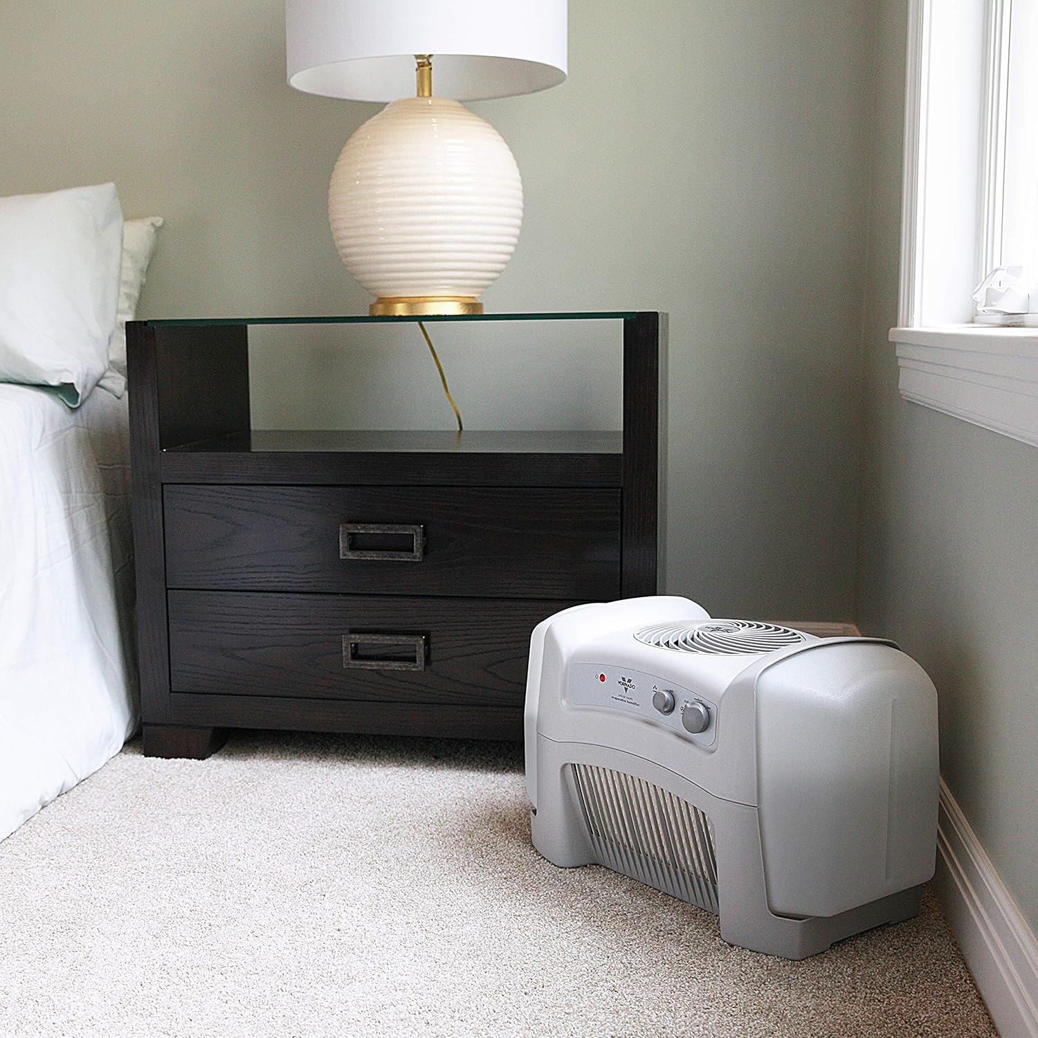 2025 4 Gallon Evaporative Humidifier with Adjustable Humidistat and 3 Speeds