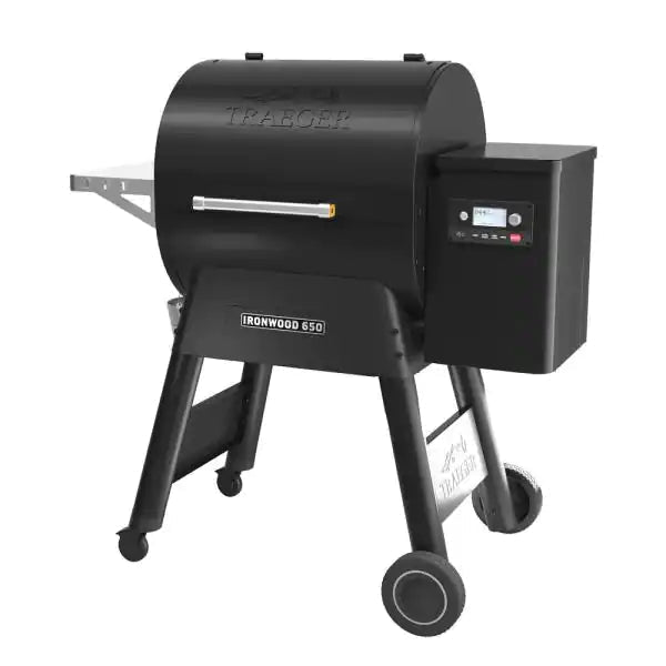2025 650 Wifi Pellet Grill and Smoker in Black
