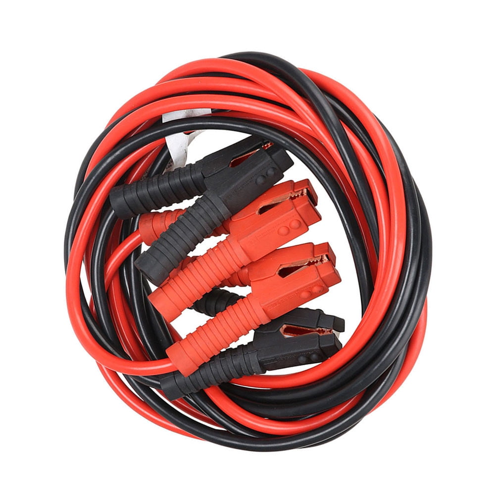 2025 6m 3000A Car Battery Power Emergency Cable Jump Start Firing Line Power Wire Copper Clip Clamp Boost Cord Bateria Auto (Black and Red)