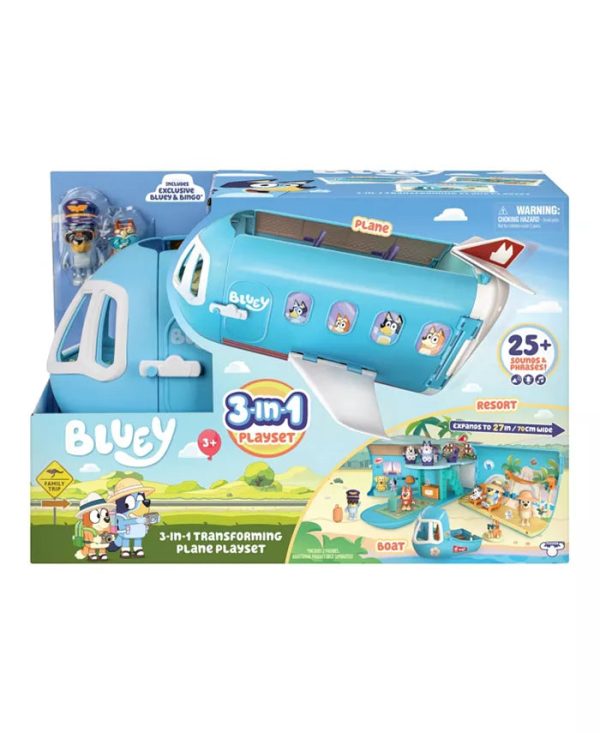 2025 3-in-1 Transforming Airplane Playset S11