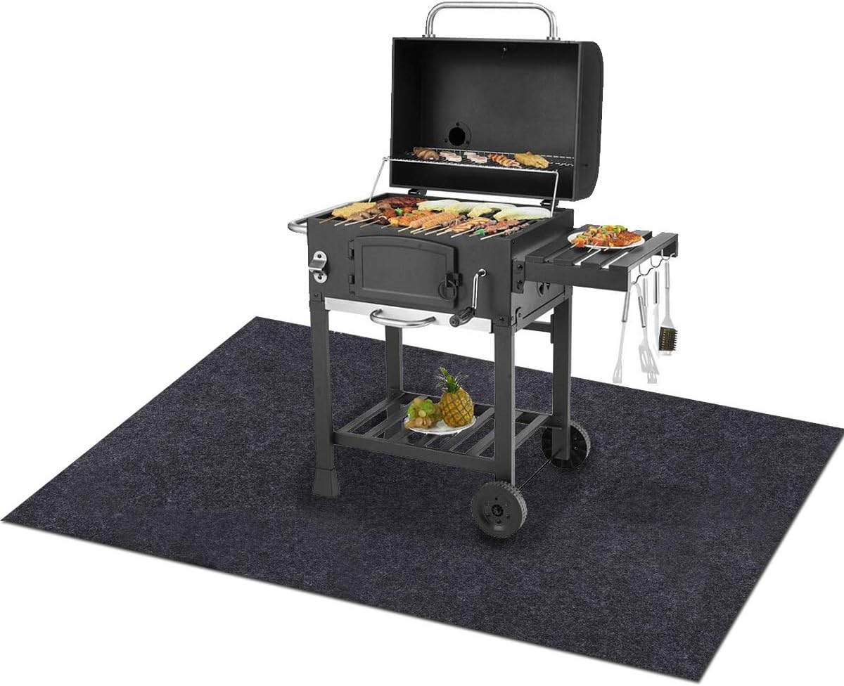 2025 Gas Grill Mat 48x72 Inch, BBQ Grilling Gear for Gas Grills, Absorbent Grill Pad