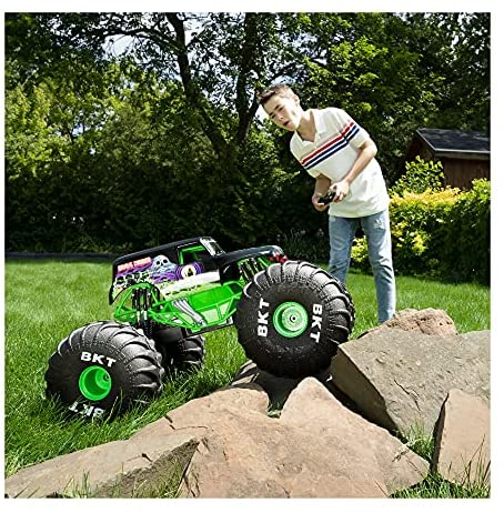 2025 Grave Digger All-Terrain RC Monster Truck with Lights, 2.4GHz Controller, 2ft Long