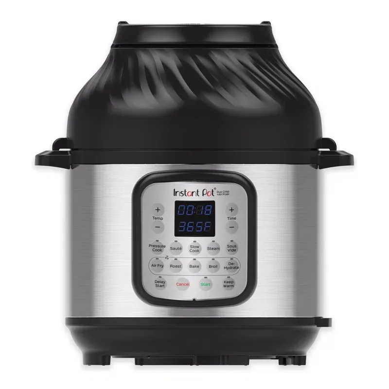 2025 Instant Pot Duo Crisp 11-in-1 Air Fryer & Pressure Cooker, 8-Qt, Stainless Steel
