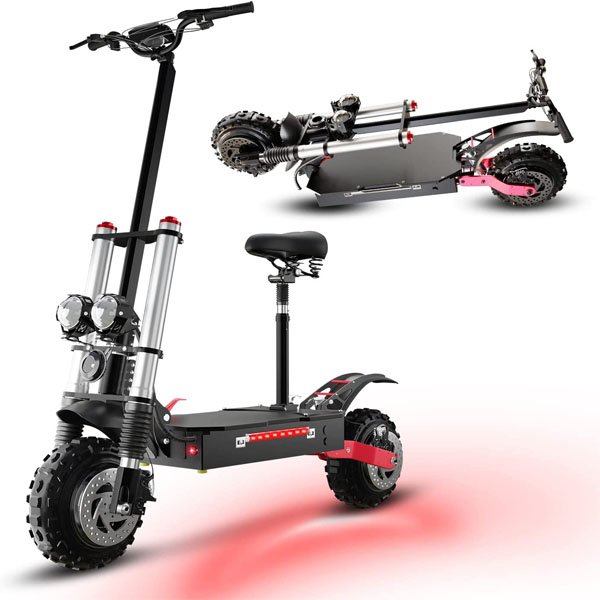 2025 60V 5600W Dual Motor Electric Scooter Adults 50 MPH Max Speed Foldable Scooter Electric