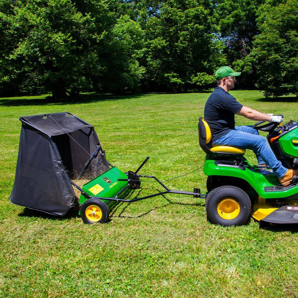 2025 Deere 42′′ Tow-Behind Lawn Sweeper, 24 cu. ft. Capacity, Adjustable Brushes