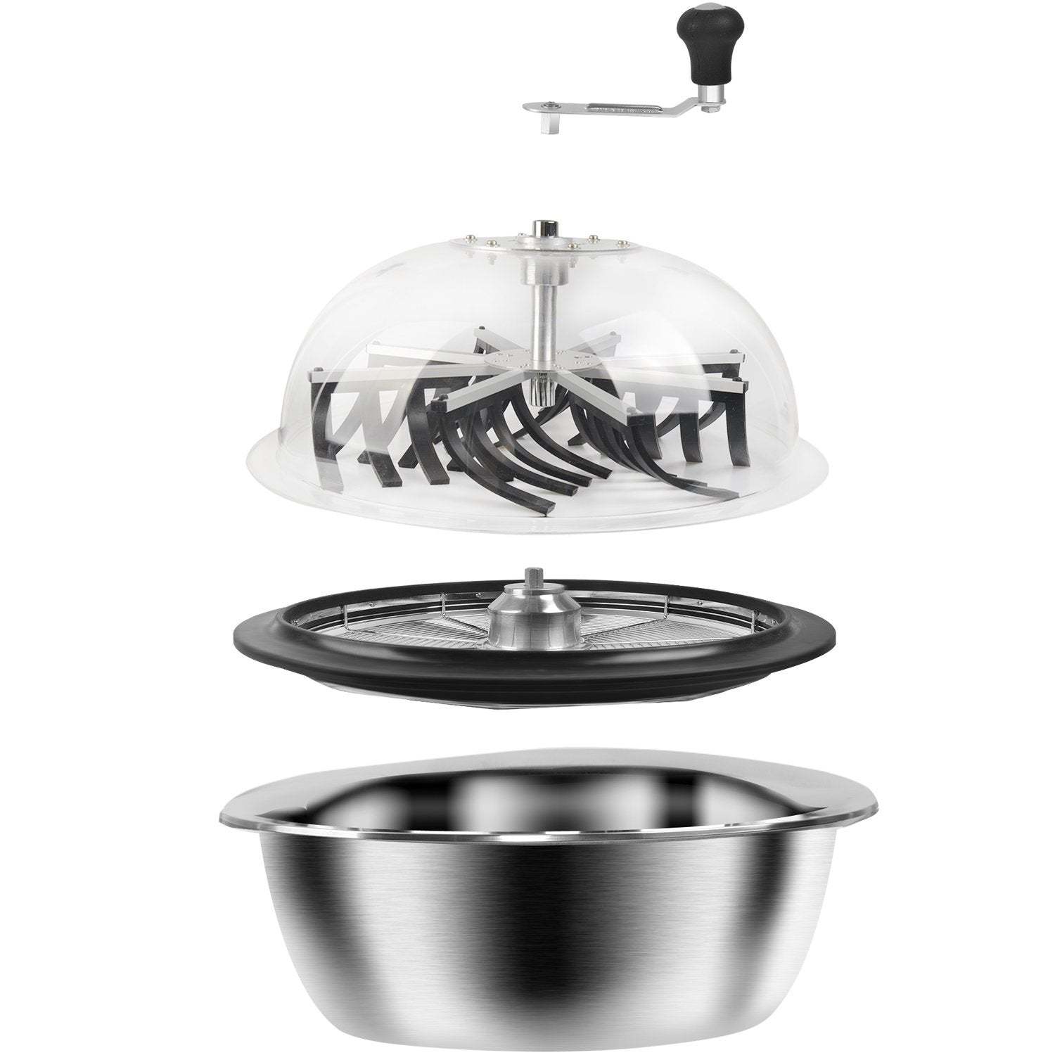 2025 19′′ Leaf Bowl Trimmer with Sharp Stainless Steel Blades for Wet & Dry Cutting