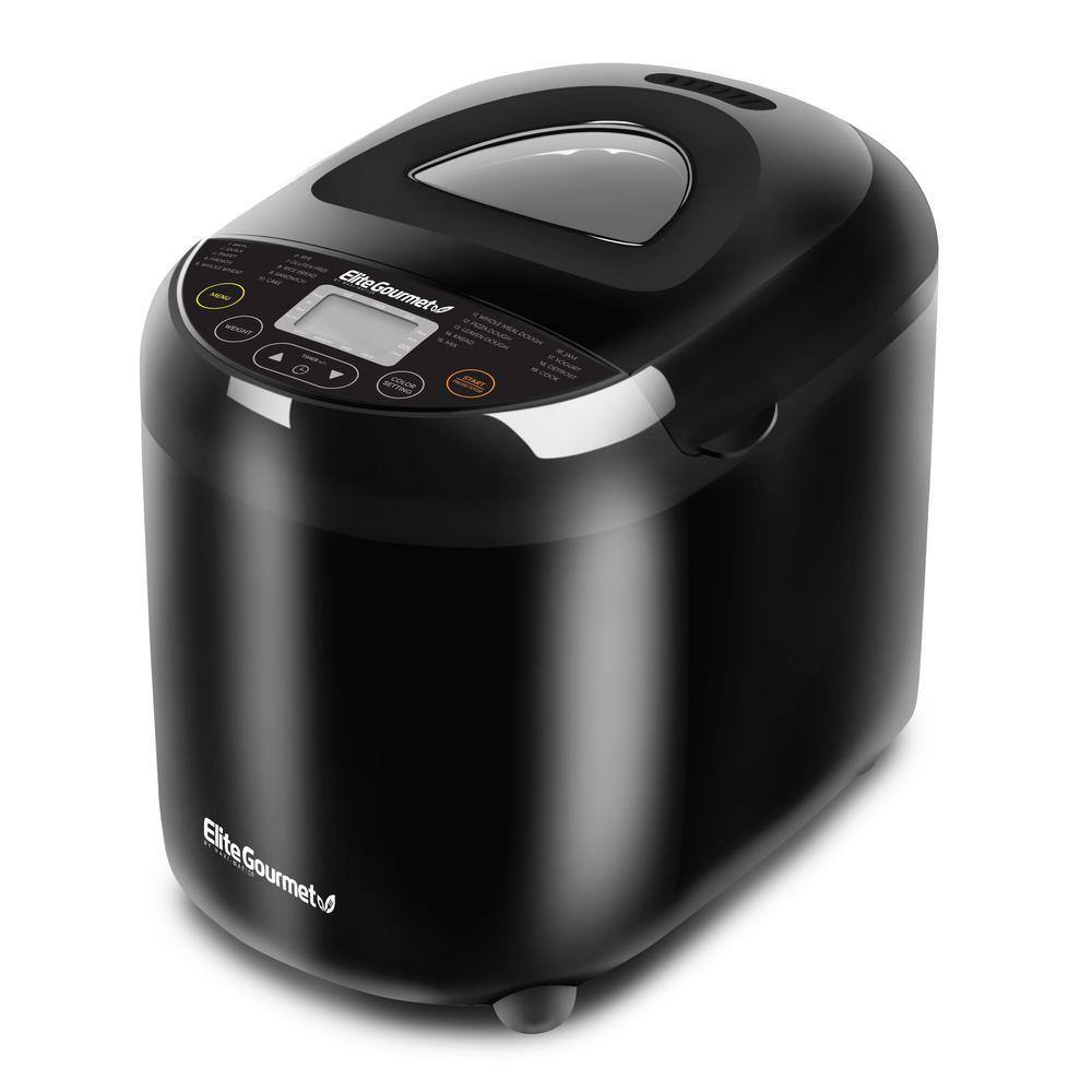 2025 2lb Programmable Bread Maker, 19 Settings, Black, EBM8103B