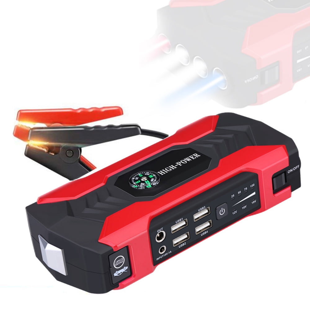 2025 Emergency power supply,USB Display/Safety Hammer/LED Car Jump 12.0V Dual USB Display/Safety Power 3.0L or Jump 12.0V Battery Support Low-Temperature Dual Battery Power 3.0L or 1.5L Diesels