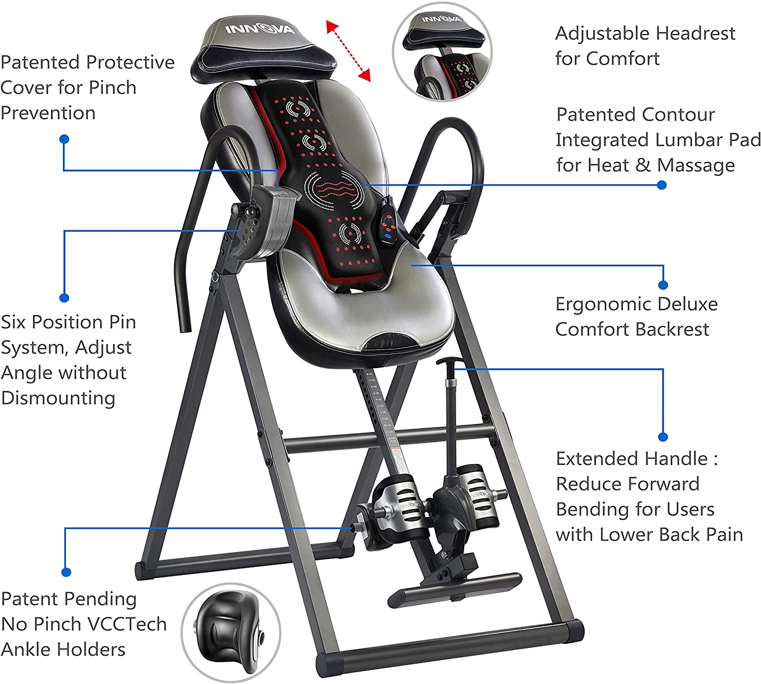 2025 Advanced Heat and Massage Inversion Table sgtnighsdesigns