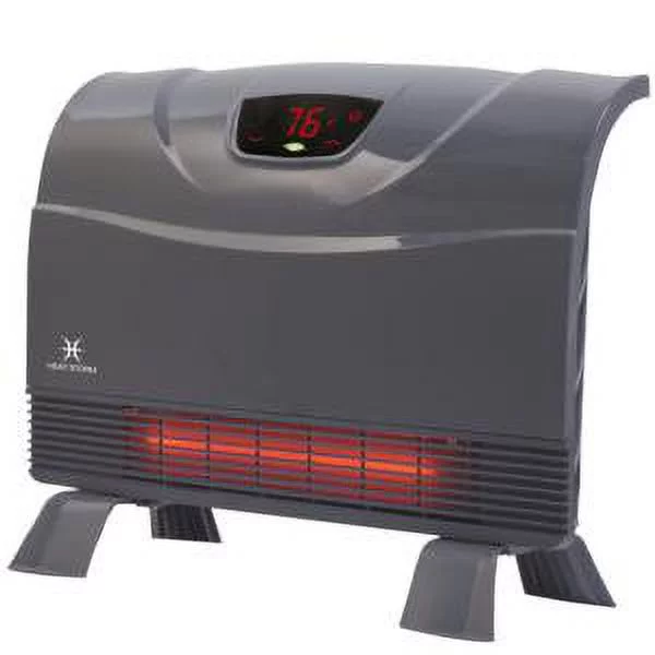2025 Heat Storm Phoenix 1500 Watt Infrared Floor to Wall Heater Gray