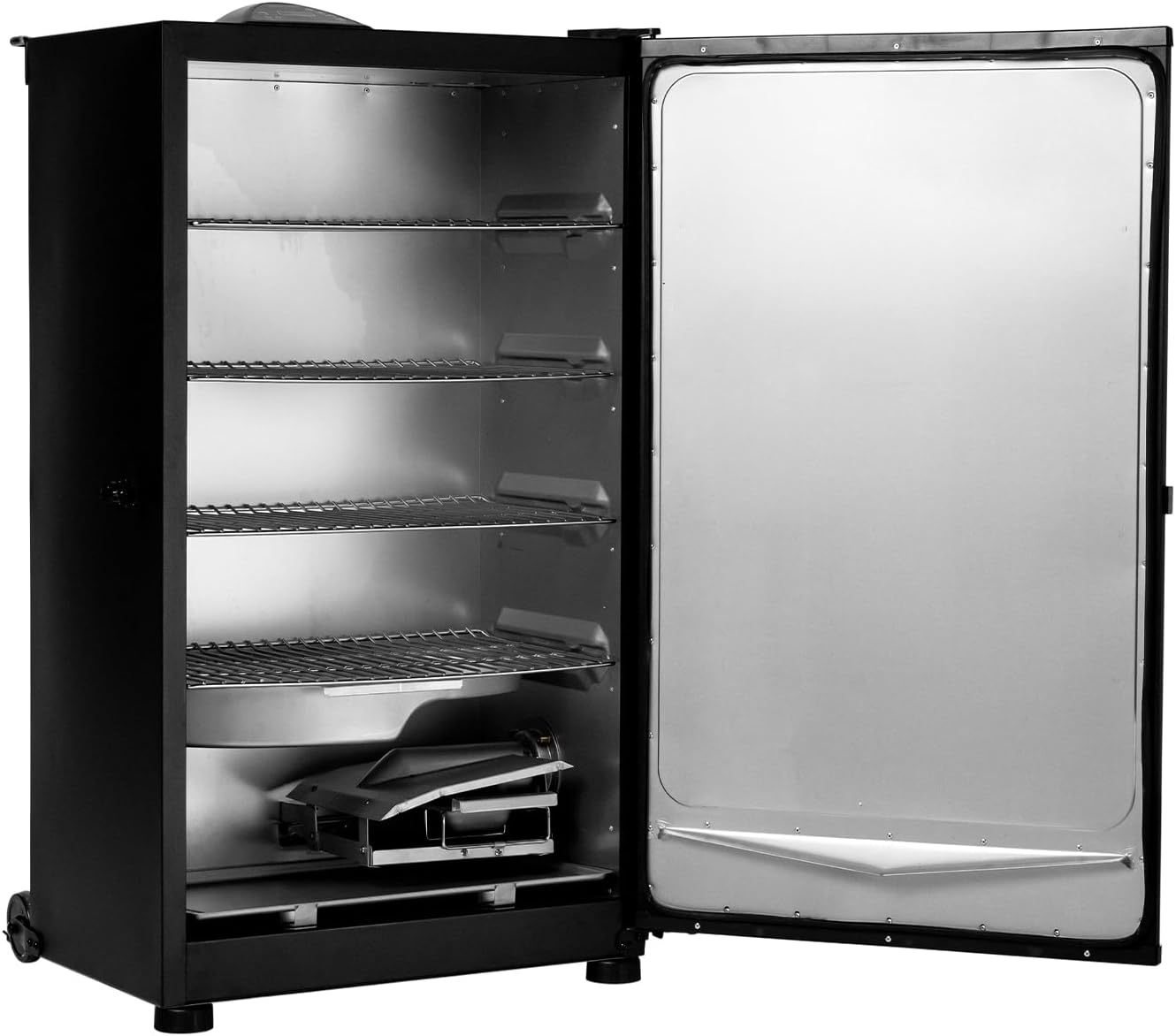 2025 Masterbuilt Digital Electric Vertical BBQ Smoker with Side Chip Loader, Chrome Rack, 710 Sq Inch Cooking Area