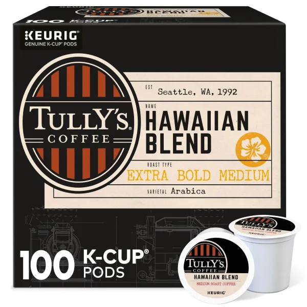 2025 Coffee Hawaiian Blend K-Cup for Keurig Brewers (Pack of 100)