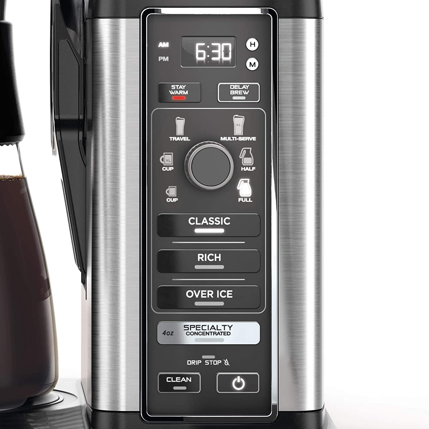 2025 Specialty Coffee Maker With 50 Oz. Glass Carafe, Black And Stainless Steel Finish