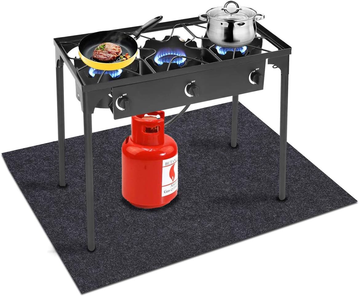2025 Gas Grill Mat 48x72 Inch, BBQ Grilling Gear for Gas Grills, Absorbent Grill Pad